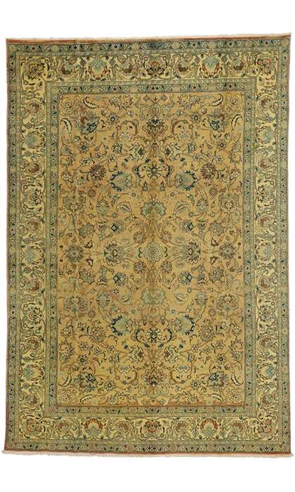 7 x 11 Vintage Tabriz Rug 76308