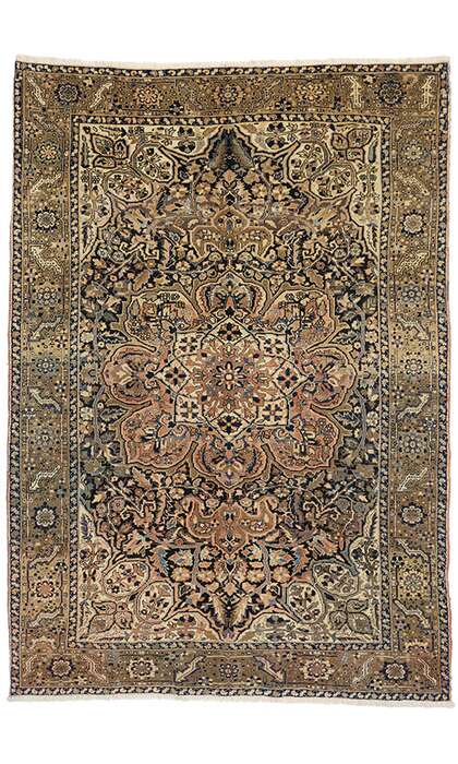 9 x 12 Vintage Heriz Rug 76316