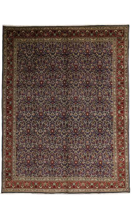 10 x 13 Vintage Tabriz Rug 76331