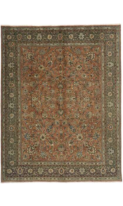 8 x 11 Vintage Tabriz Rug 76344