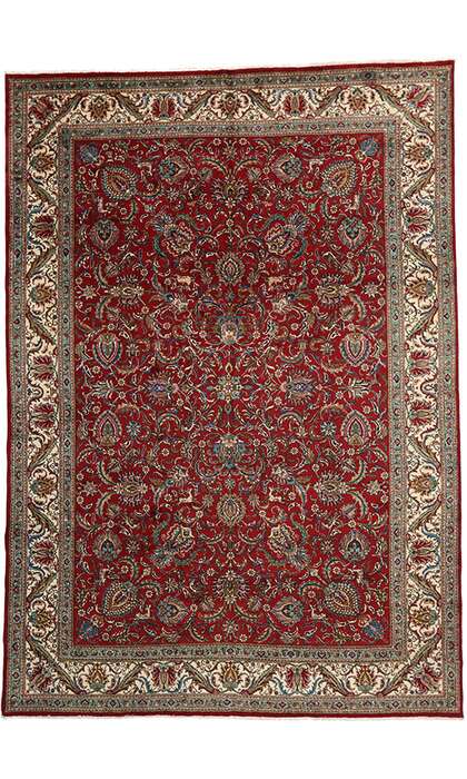 11 x 16 Vintage Tabriz Rug 76352