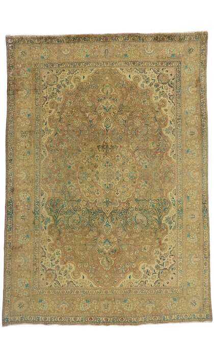 8 x 12 Vintage Tabriz Rug 76433