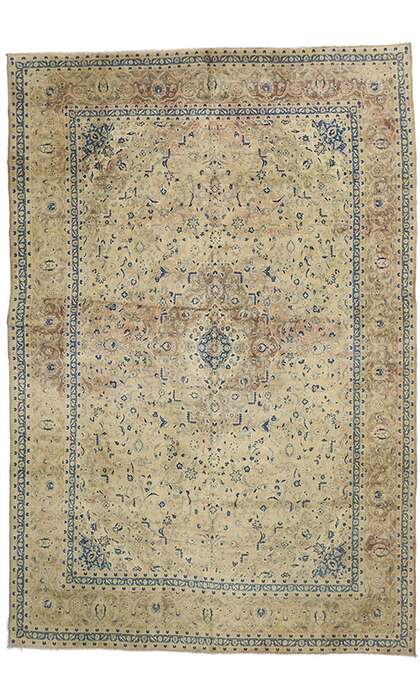 11 x 17 Vintage Kashan Rug 76514