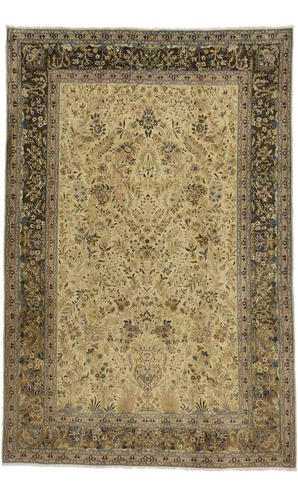 6 x 10 Vintage Khorassan Rug 76564