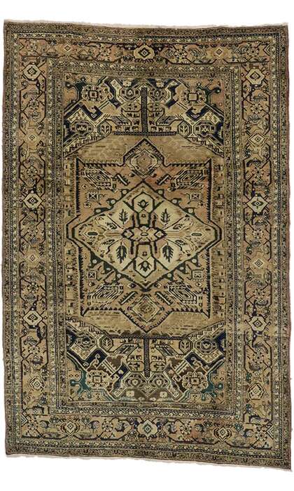 7 x 11 Vintage Heriz Rug 76591