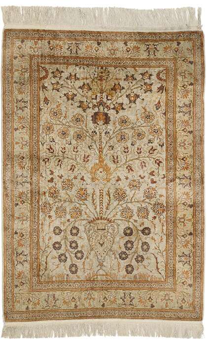 4 x 6 Vintage Oushak Rug 76616