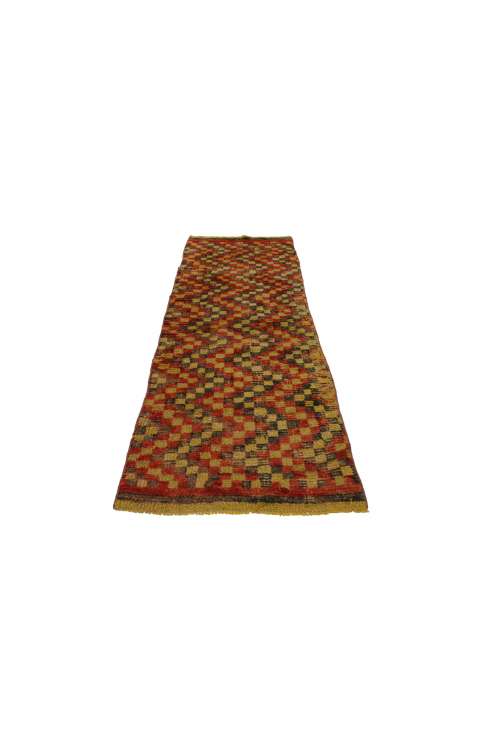 2 x 8 Vintage Turkish Tulu Rug 51682