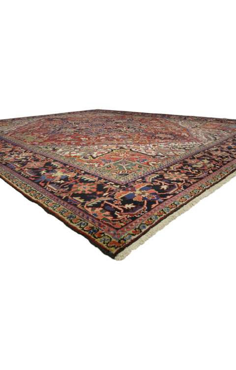 10 x 13 Antique Heriz Rug 76651