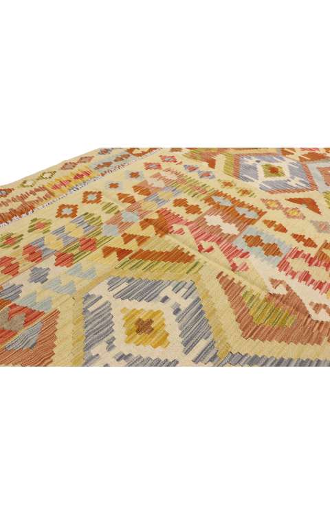 7 x 10 Vintage Afghan Kilim Rug 80132