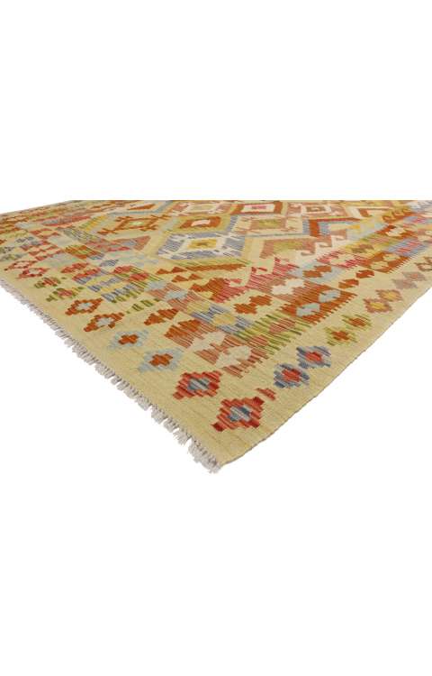 7 x 10 Vintage Afghan Kilim Rug 80132
