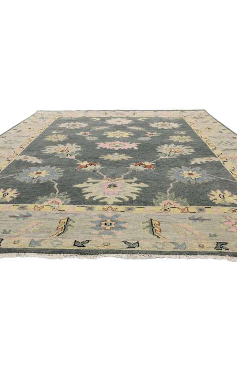 9 x 12 New Colorful Oushak Rug 30503