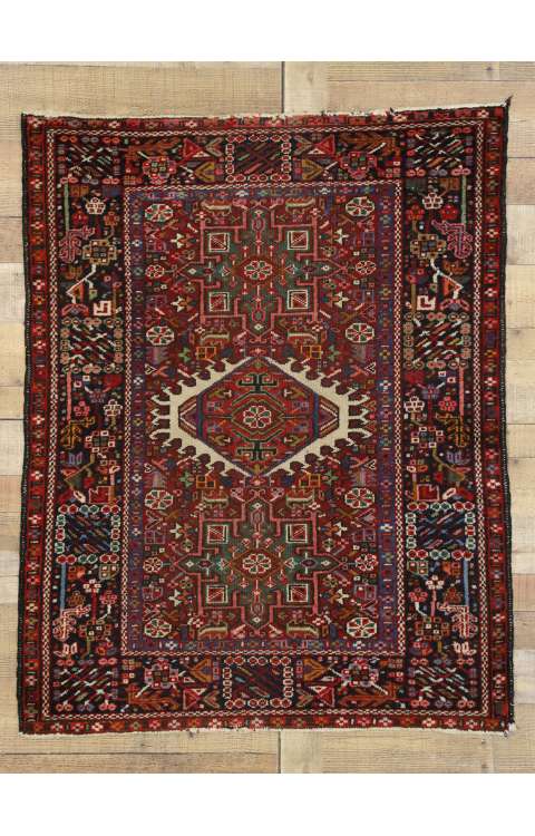 3 x 4 Vintage Heriz Rug 76895