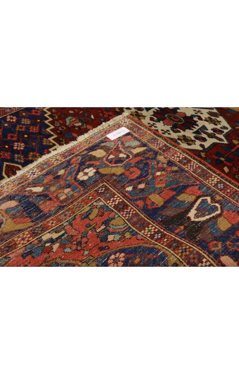 5 x 6 Antique Persian Bakhtiari Rug 76853 backside
