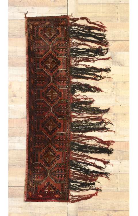 1 x 5 Vintage Afghani Tapestry 77254