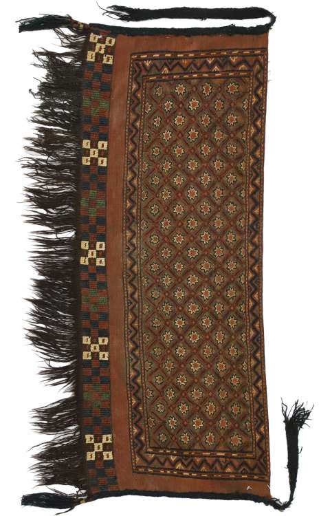 2 x 4 Vintage Ersari Torba Afghan Textile 76637