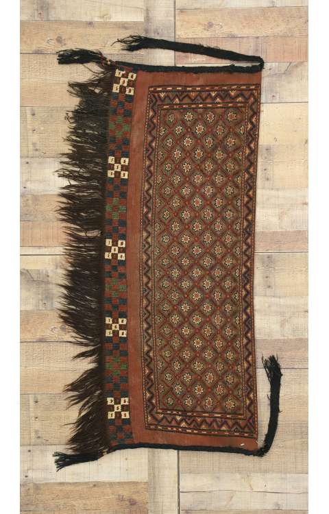 2 x 4 Vintage Ersari Torba Afghan Textile 76637