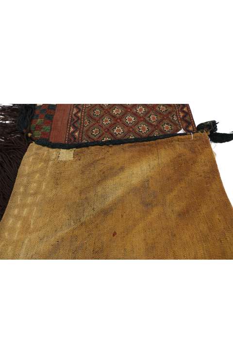 2 x 4 Vintage Ersari Torba Afghan Textile 76637