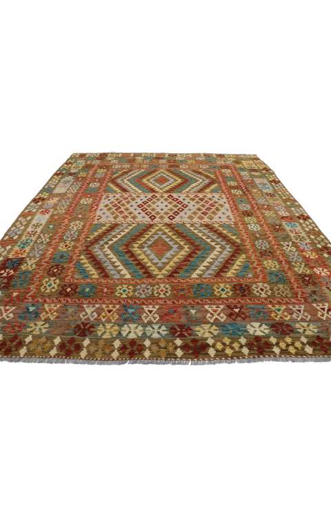 6 x 7 Vintage Afghan Kilim Rug 80151
