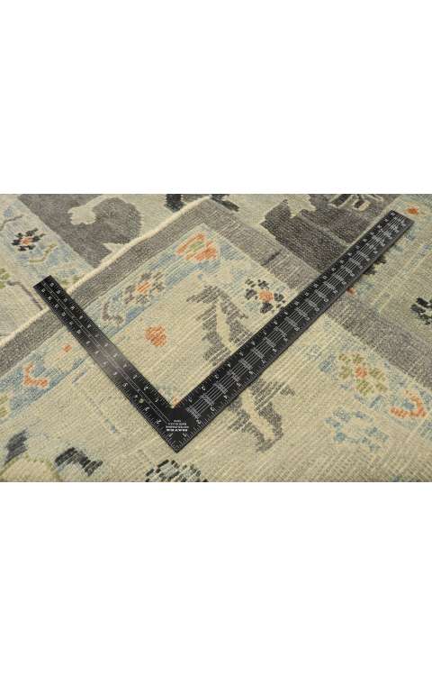 9 x 12 Contemporary Turkish Oushak Rug 52829