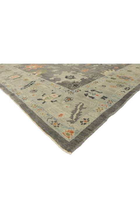 9 x 12 Contemporary Turkish Oushak Rug 52829
