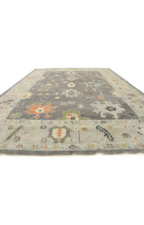 9 x 12 Contemporary Turkish Oushak Rug 52829