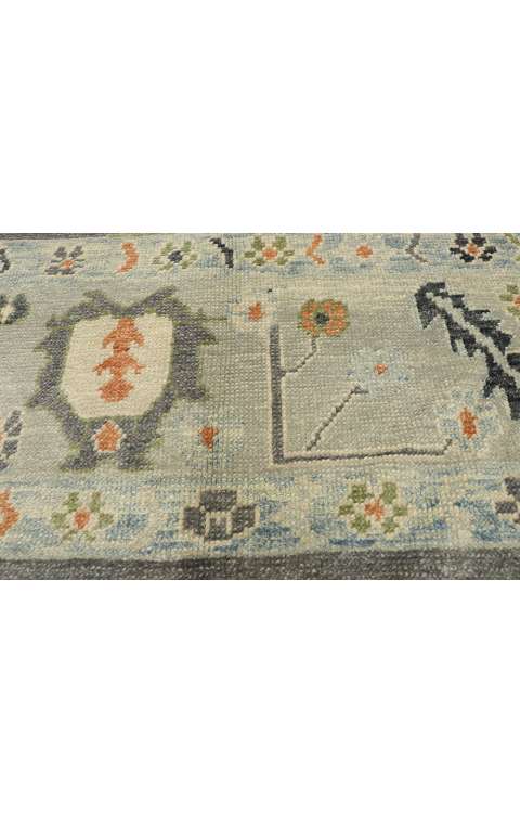 9 x 12 Contemporary Turkish Oushak Rug 52829