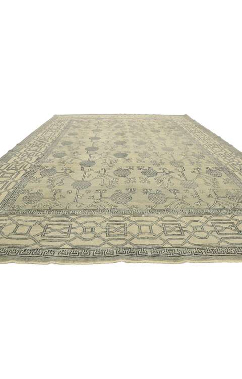 9 x 13 Contemporary Turkish Oushak Rug 52898