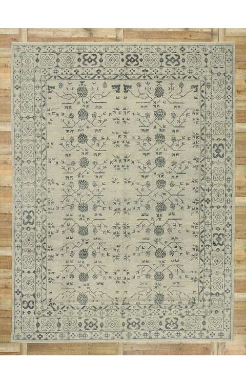 9 x 13 Contemporary Turkish Oushak Rug 52914
