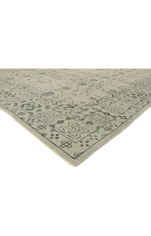 9 x 13 Contemporary Turkish Oushak Rug 52914