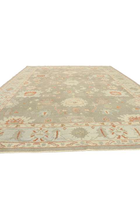 9 x 12 Contemporary Turkish Oushak Rug 52940