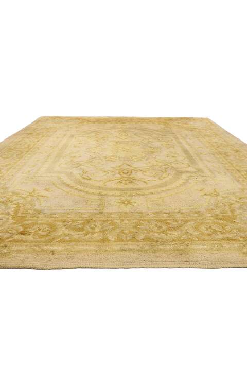 9 x 12 Antique Aubusson Rug 77421