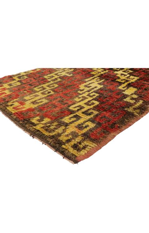 4 x 6 Vintage Turkish Tulu Rug 51556