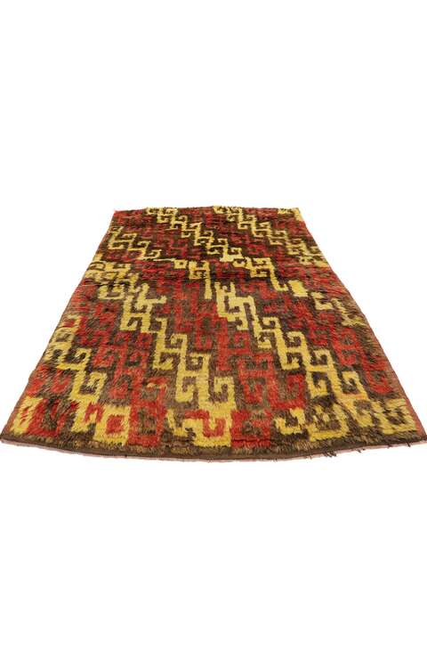 4 x 6 Vintage Turkish Tulu Rug 51556