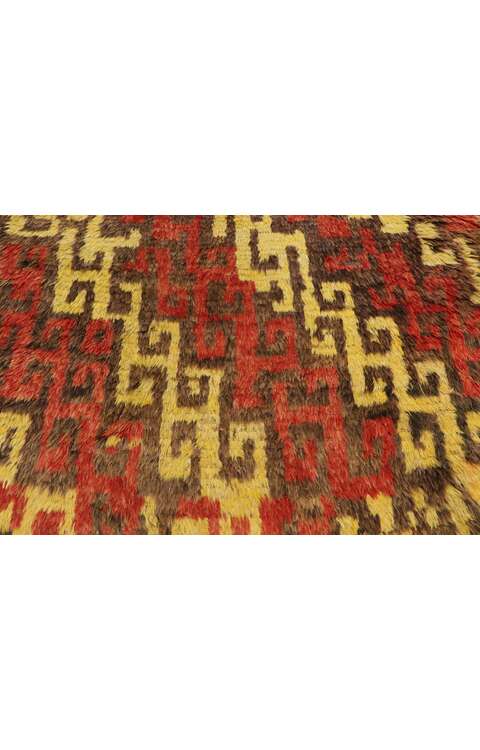 4 x 6 Vintage Turkish Tulu Rug 51556