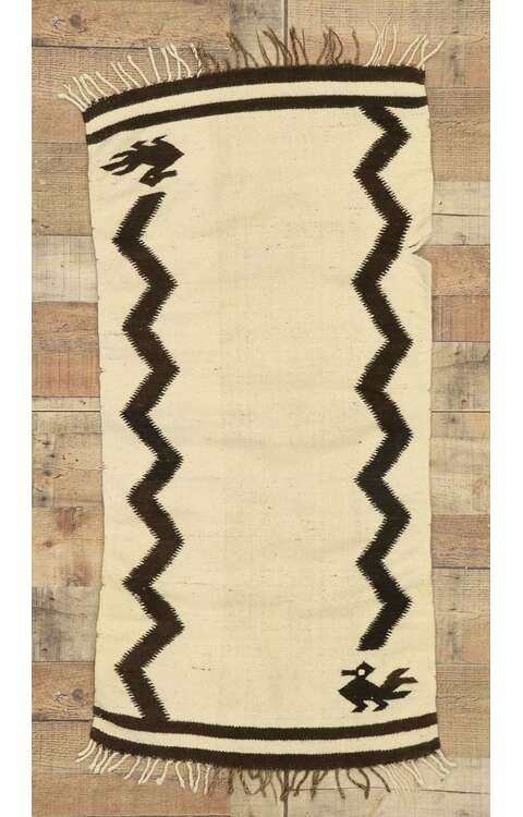 2 x 4 Vintage Zapotec Rug 77487