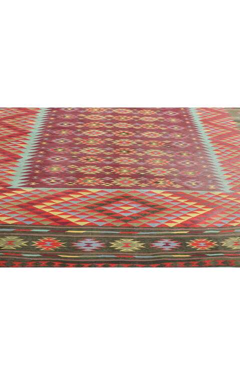 10 x 21 Vintage Indian Dhurrie Rug 77540