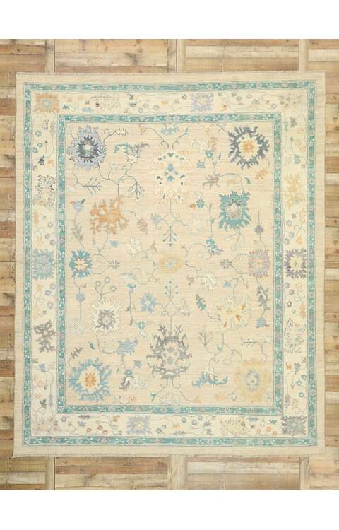 10 x 12 Contemporary Oushak Rug 80550