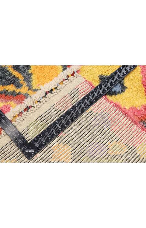 8 x 10 Colorful Turkish Tulu Shag Rug 51874