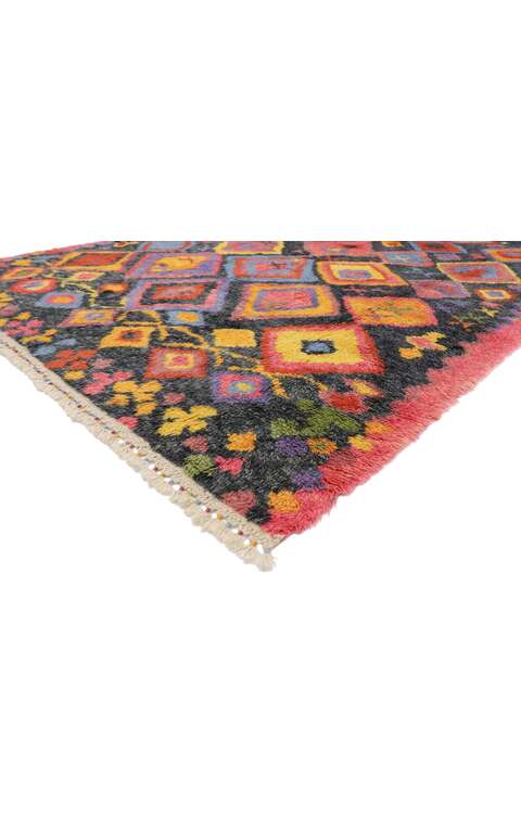 8 x 10 Colorful Turkish Tulu Shag Rug 51874