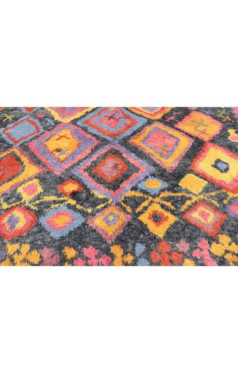 8 x 10 Colorful Turkish Tulu Shag Rug 51874
