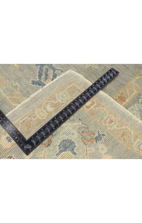 10 x 13 Contemporary Turkish Oushak Rug 53495