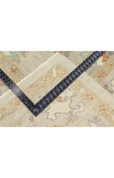 9 x 13 Contemporary Turkish Oushak Rug 53514