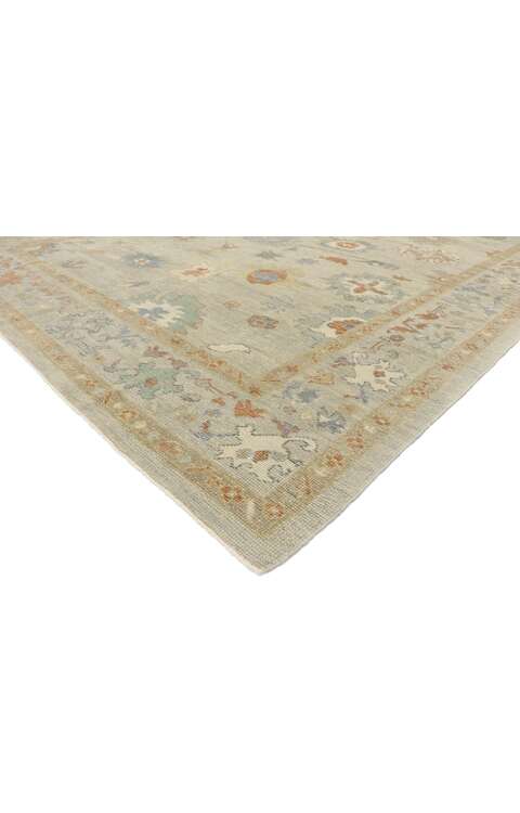 9 x 13 Contemporary Turkish Oushak Rug 53514