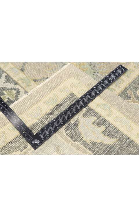 11 x 14 Contemporary Turkish Oushak Rug 53517