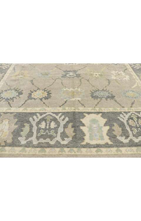 11 x 14 Contemporary Turkish Oushak Rug 53517