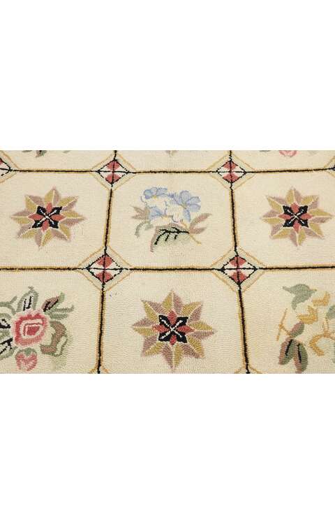 3 x 5 Antique American Hooked Rug 77831