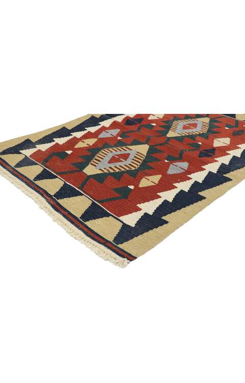 3 x 4 Vintage Persian Shiraz Kilim Rug 77839