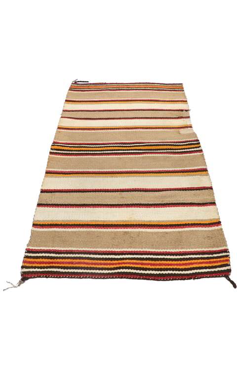 3 x 5 Vintage Navajo Saddle Blanket Rug 77846