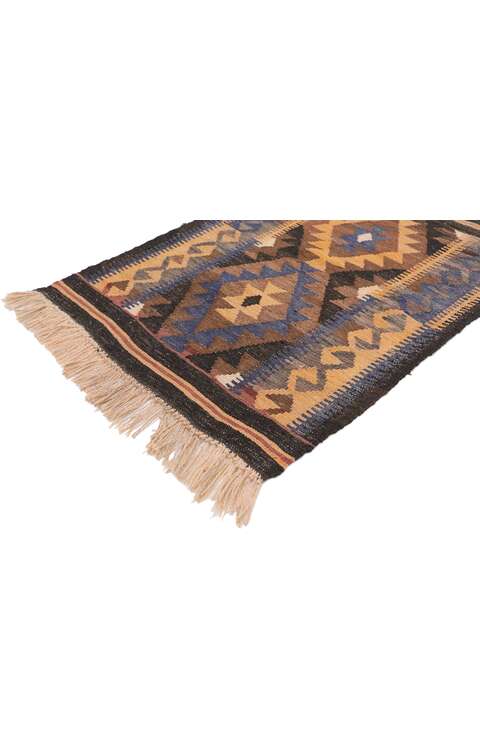 2 x 3 Vintage Afghan Maimana Kilim Rug 77876