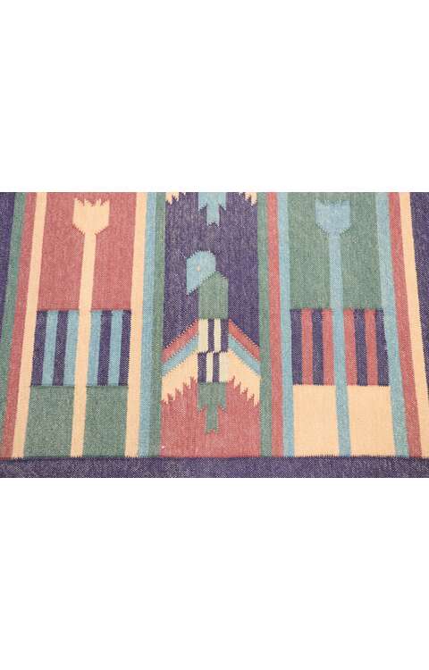 2 x 3 Vintage Indian Dhurrie Rug 77912